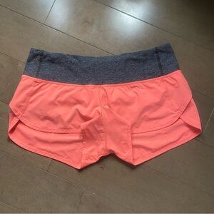 Lululemon Speed Up Shorts, women’s size 8, Low-Rise Lined 2.5”